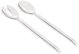 Alessi 4180/14 Dry Couverts à Salade en Acier Inoxydable 18/10 Brillant à Manche Satiné