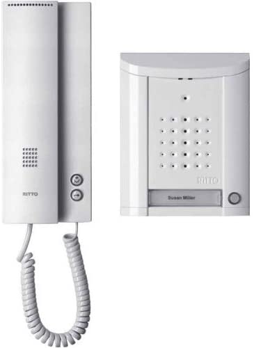 Ritto 1841170 Pack complet dinterphone audio Entravox pour maison individuelle Blanc