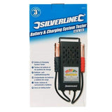 Silverline 282625 Testeur pour piles et chargeur de piles
