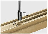Festool HW routeur Bit avec lame à pointe, 490976 HW S8 D30/20