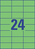 Avery - 3449 - Étiquettes Sans Cadre - Vert