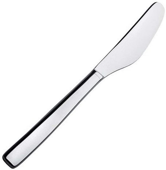 Alessi AJM22/6M Knifeforkspoon Couteau à dessert en Acier Inoxydable 18/10, Argenté, Set de 6 Pièces Argenté Monoblocs