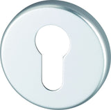 ABUS 304439 RH414 F1 SB Rosette de protection pour portes en bois Aluminium 15 mm Dépassement du cylindre : 15mm
