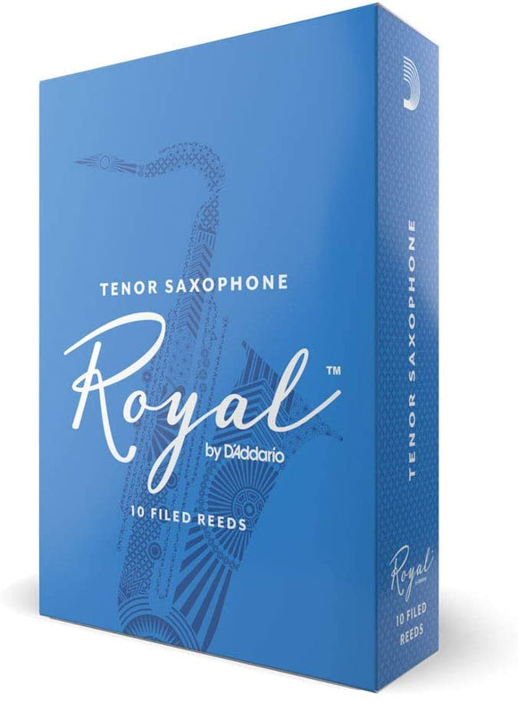 Rico Anches Rico Royal pour saxophone ténor, force 2.5, pack de 10 10-Pack Strength 2.5