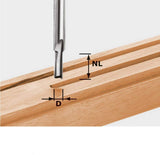 Festool Fraise à rainurer en HW HW S8 D6/14