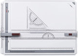 Rotring Rapid Règle à dessin Blanc/Gris A3 Table à Dessin Rapid avec Étui Unique