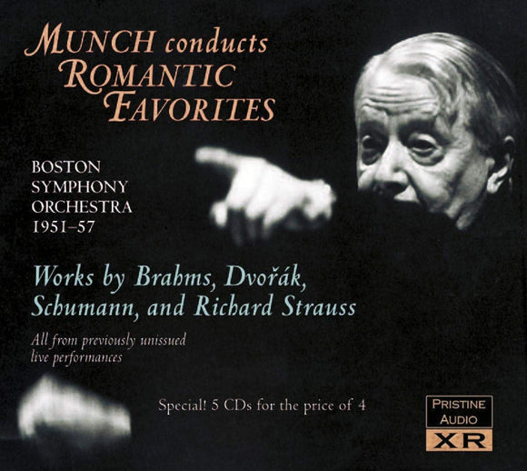 Munch : Brahms, Dvorak, Schumann, Strauss