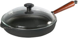 SKEPPSHULT-Poêle à Frire/sauteuse &Manche en Bois avec Couvercle 25 cm
