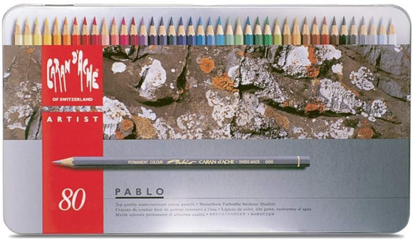 Caran D’ACHE - Ensemble de 80 crayons Pablo (Importé du Japon)