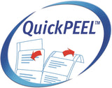AVERY - Zweckform QuickPEEL étiquettes adresse, 210 x 297 mm en polyester, transparent, sans bord, c
