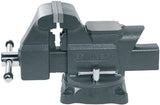 Stanley 1-83-066 Etau DEtabli Acier Grande Resistance 100Mm - En Fonte Pour Une Résistance Optimale - Anti-Corrosion - Base Pivotante Polyvalente - Puissance De Serrage 1400Kg