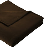 bocasa 7300 12 01 000 Orion Cotton Couverture env. 150 x 200 cm 60% coton 40% Crylor Brun foncé Marron 150x200