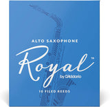 Rico Anches Rico Royal pour saxophone alto, force 1.0, pack de 10 Force 1.0 10-pack