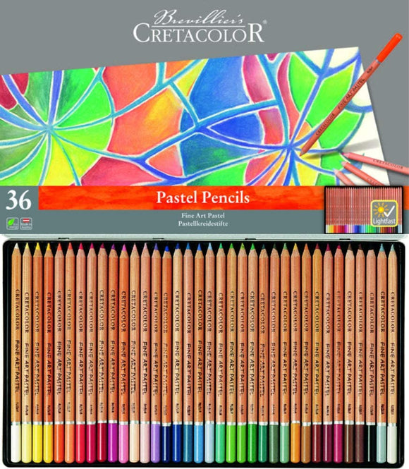 CRETACOLOR Fine Art Bâton de craie pastel Lot de 36 crayons pastel 36 Stk multicolore