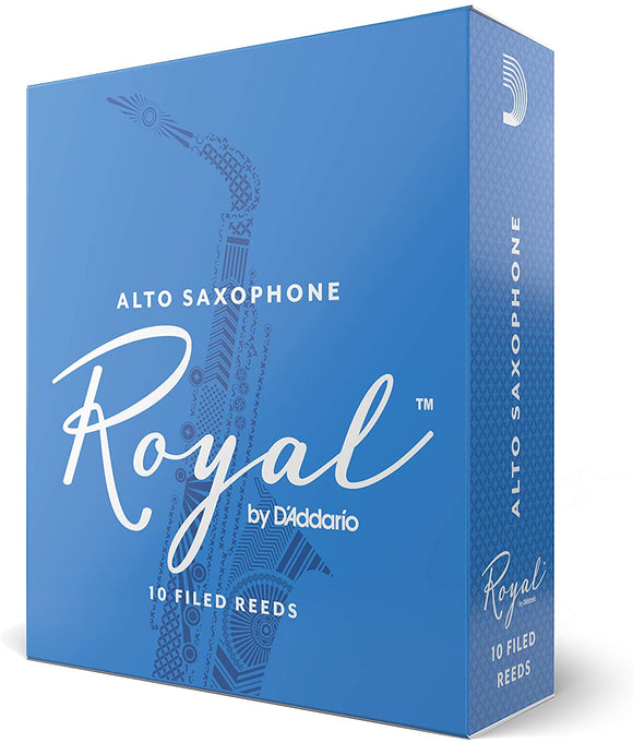 Rico Anches Rico Royal pour saxophone alto, force 1.0, pack de 10 Force 1.0 10-pack