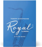 Rico Anches Rico Royal pour saxophone ténor, force 2.5, pack de 10 10-Pack Strength 2.5