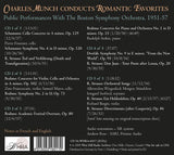 Munch : Brahms, Dvorak, Schumann, Strauss