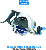 Evolution Evoblade Lame TCT de scie circulaire pour acier 180 mm 180 mm Acier