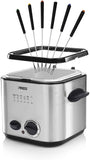 Mini friteuse et Fondue Princess 182611 – Chauffage rapide – Filtre anti-odeur – 1,2 litre