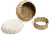 Karlie - Banana Leaf / 34895 - Panier en osier - Beige - 47 x 47 x 61 cm