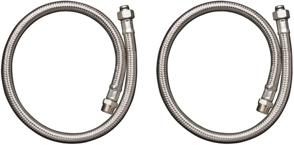 Hansgrohe 96387000 Double Tuyau de raccordement pour montage sur gorge de baignoire et robinet mitigeur thermostatique de douche