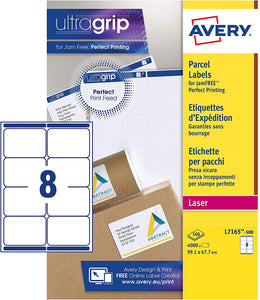 Avery Étiquettes opaques pour enveloppes