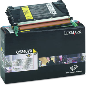 Lexmark Cartouche de toner à rendement extrêmement élevé 1 x jaune 7000 pages C5340YX