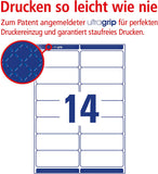 AVERY/Zweckform QuickPEEL ?tiquettes laser, 99,1 x 38,1mm, 3.500 Stück, 99,1 x 38,1 mm
