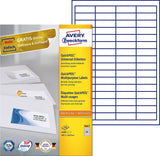 AVERY/Zweckform étiquettes, 48,5 x 16,9 mm, bord