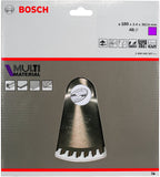 Bosch 2608640507 Lame de scie circulaire Multi Material 48 dents 180 x 30/20 x 2,4 mm Gris